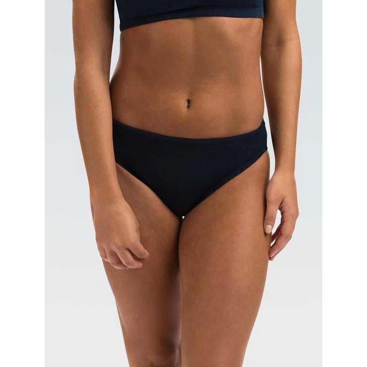 NWT Dolfin Black M Cheeky Back-Tie Bikini Swim Bottom #113669