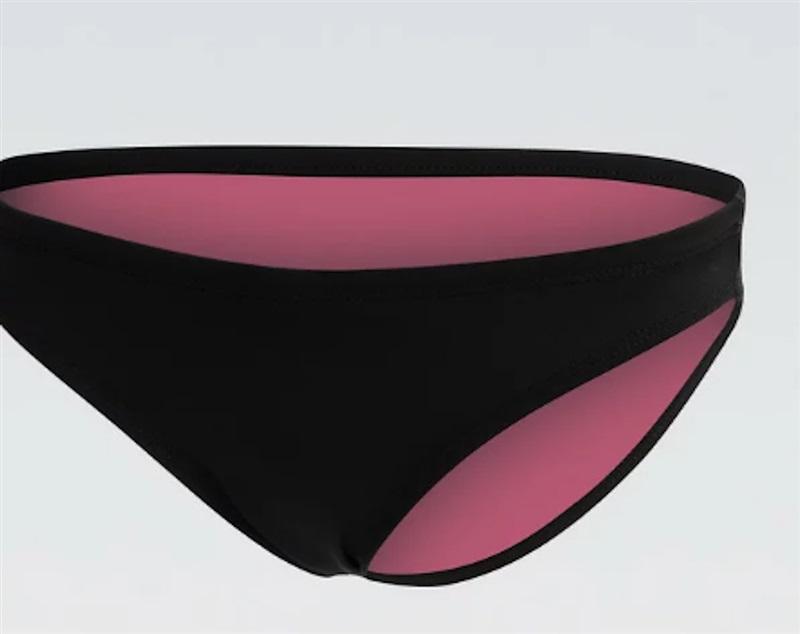 NWT Dolfin Black M Cheeky Back-Tie Bikini Swim Bottom #113669
