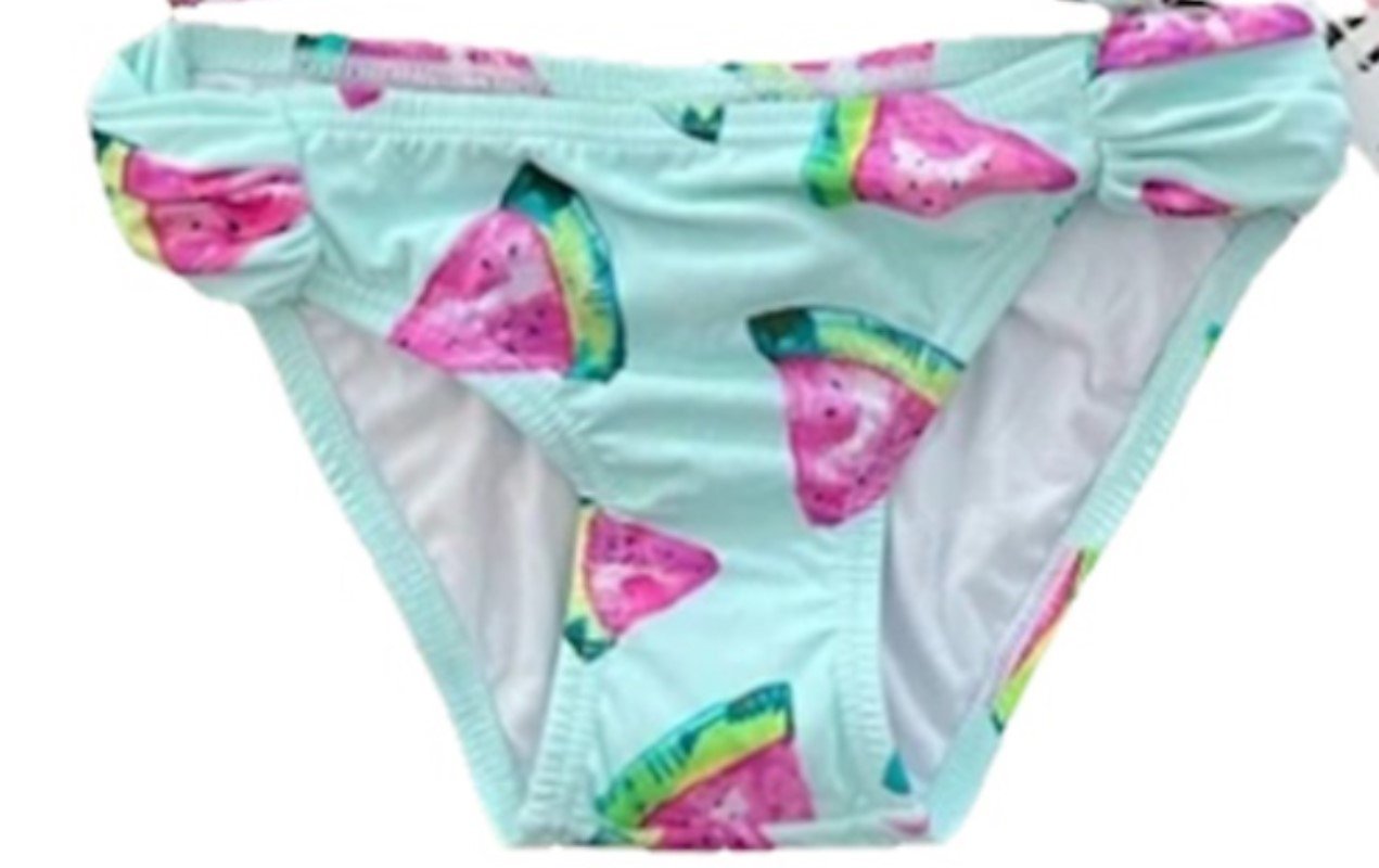 NWOT Pilyq PQ 6 Girls Watermelon Fresca Saks Bikini Swim Bottom 113703