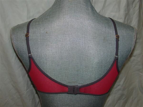 NWT Kensie S Riley Bralette 7413553 Red Gray 113708