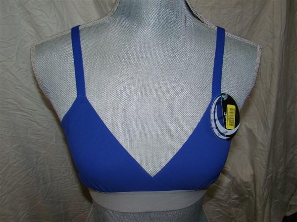 NWT Half Moon Active M Mod Movement Triangle Sports Bralette Blue 113711