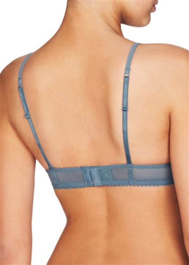 NWT Heidi Klum S Fleur Fantasy Soft Cup Bra H21-1454 Blue 113727