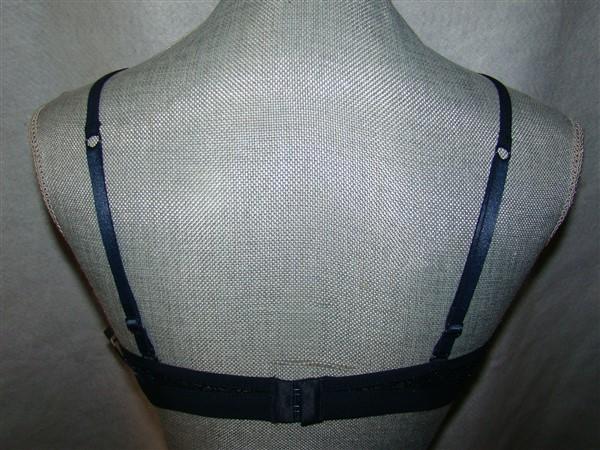 NWT Halogen L Lace Bralette Wire Free Blue Floral Velvet Bra 113728