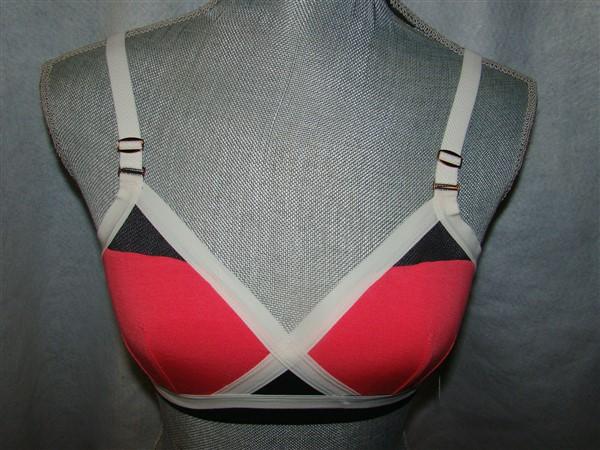 NWT Kensie Toni SM Bralette 7413554 Pink Blue White 113729