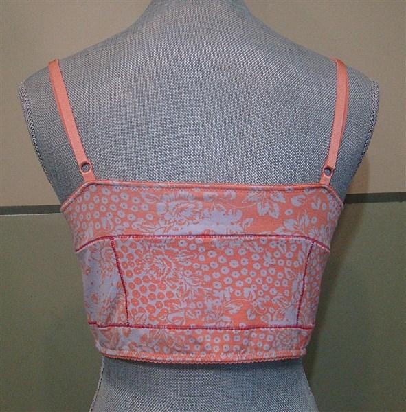NWT Free People Longline Day Bra Peach & Lavender LARGE 113738