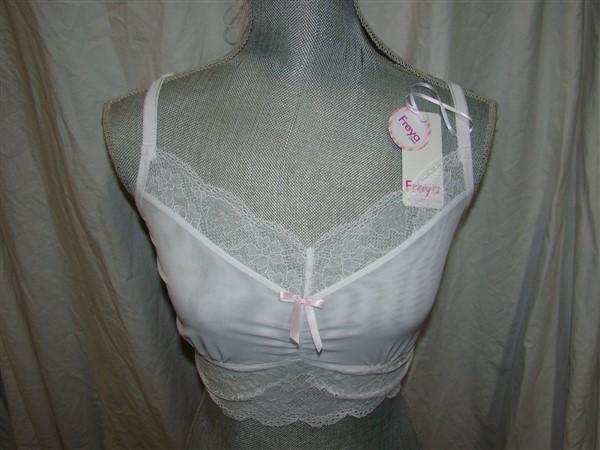 NWT Freya Fancies M Bralette AA1010 white Wirefree 113740
