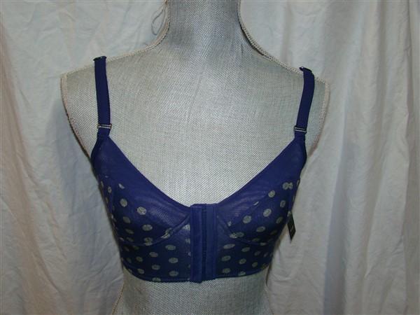 NWT Kensie Kimberly Bralette S 7513553 Blue & Green Polka Dot 113767