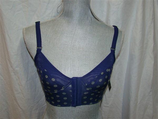 NWT Kensie Kimberly Bralette S 7513553 Blue & Green Polka Dot 113767