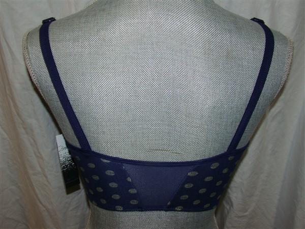 NWT Kensie Kimberly Bralette S 7513553 Blue & Green Polka Dot 113767