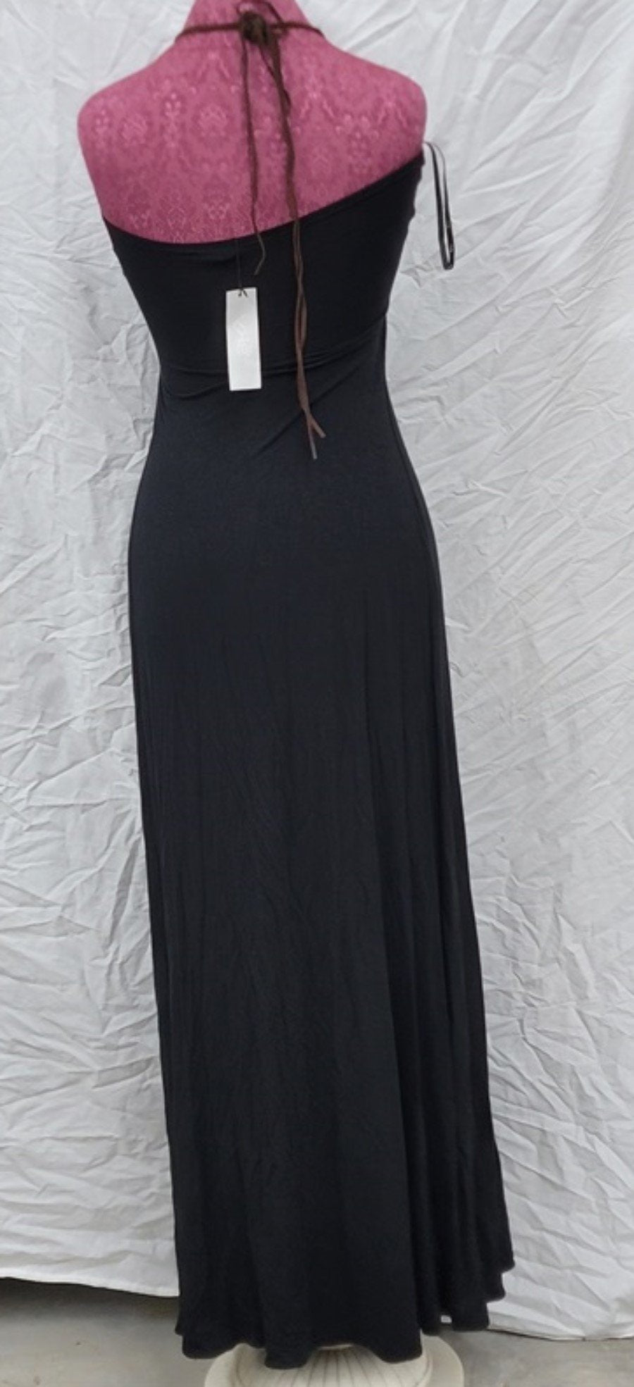 NWT Sky S Chunky Beaded Necklace Black Tropical Club Dress 113781