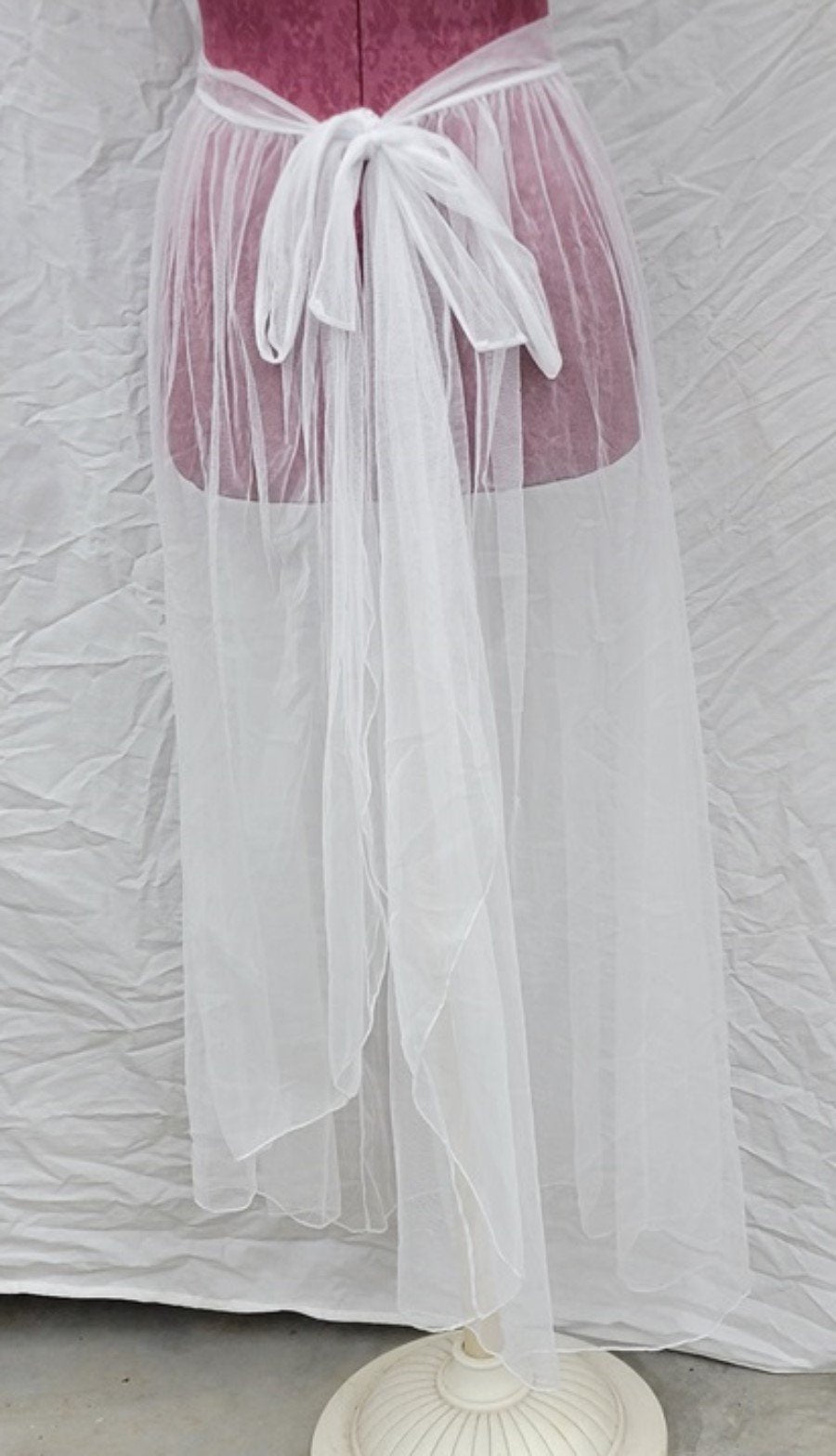 NWOT Dreamgirl 1X Sheer Front Tie Skirt Tutu 113784