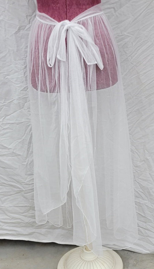 NWOT Dreamgirl 1X Sheer Front Tie Skirt Tutu 113784
