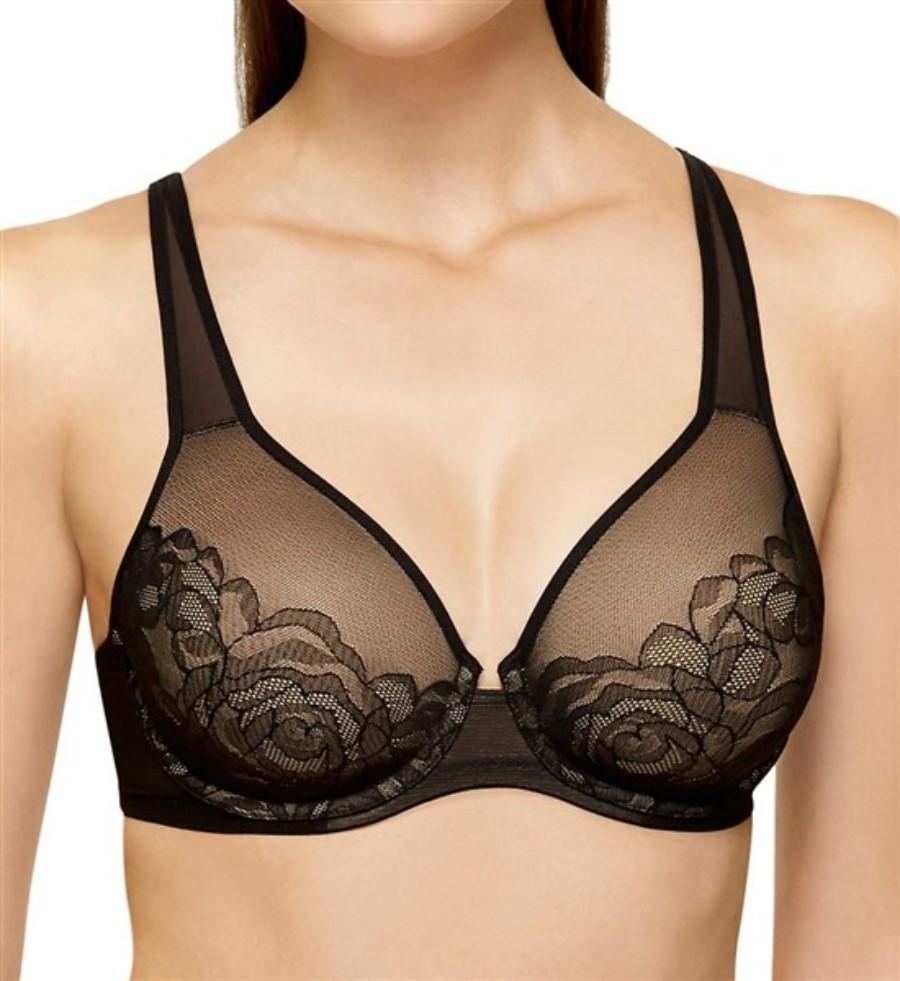 NWT Wacoal 34C Stark Beauty Underwire Bra 855225 Brown 113835