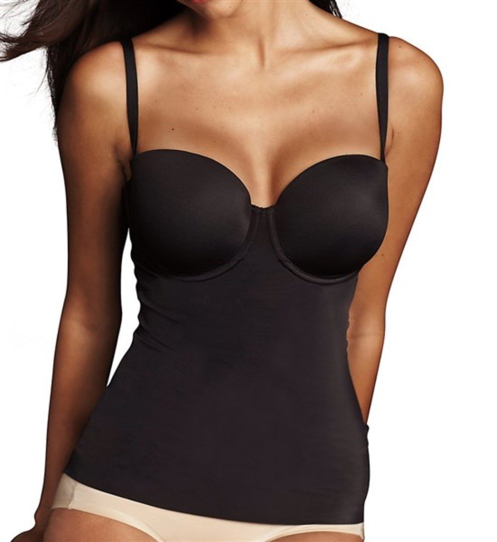 NWOT Maidenform 34D Endlessly Smooth Foam Cup Camisole DM1006 Black 113842