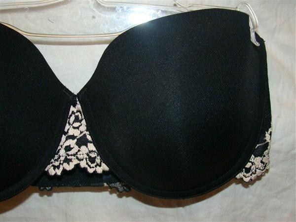 NWT Wacoal Bra 34D Strapless Black & White Lace #854191 Free Shipping 113846