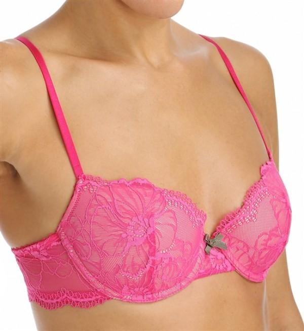 NWPT Heidi Klum 32E Intimates Sabine Contour Balconnet Bra H23-1113 Pink 113865