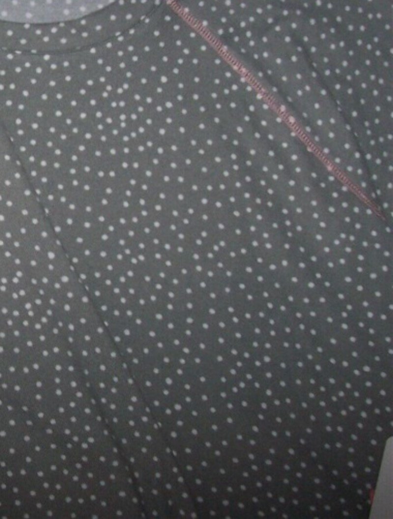 NWT PJ Salvage 2X Gray Polka Dot Peachy Jersey Joggers Pajama set 113901