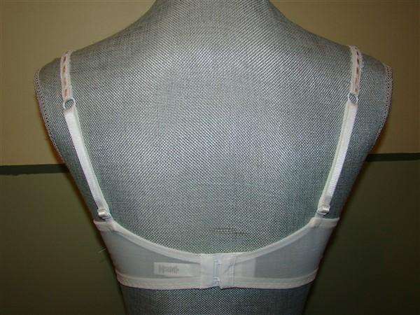 NWOT Impressions 34D White & Beige Lace Demi Push Up Bra 3897 113946