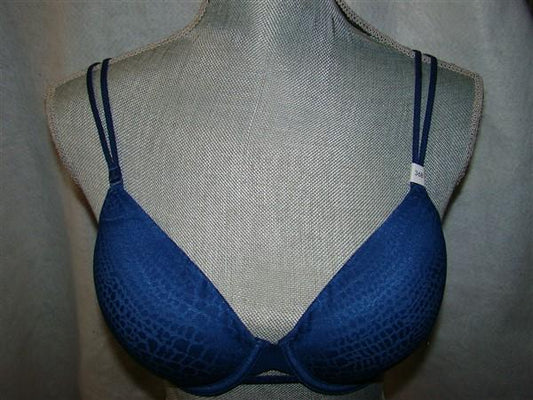 NWT Calvin Klein 34D Naked Touch Full Coverage T-Shirt Bra QF1207 Blue 113951