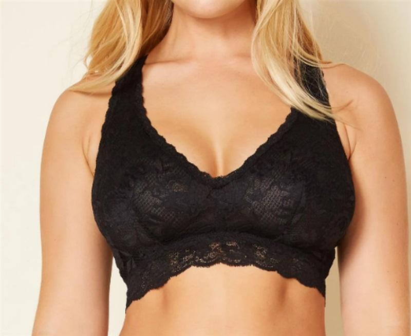 NWOT Cosabella S Never Say Never Racie Racerback Bra NEV1351 Black 113979