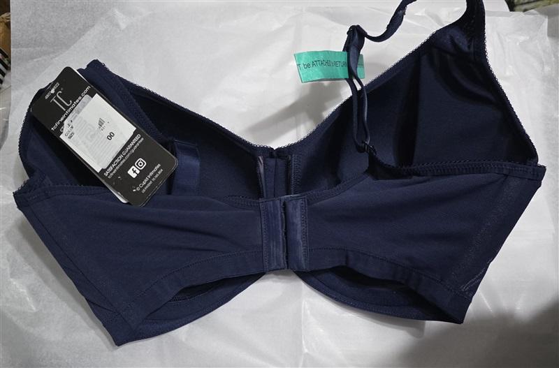 NWT TC Fine Intimates 34G Shape of U Smoothing T-Shirt 4822 BLUE Bra 114147
