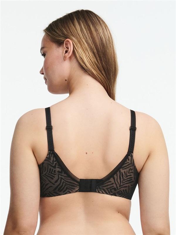 NWT Chantelle 34B Graphic Allure Sheer Unlined Underwire Bra 114150