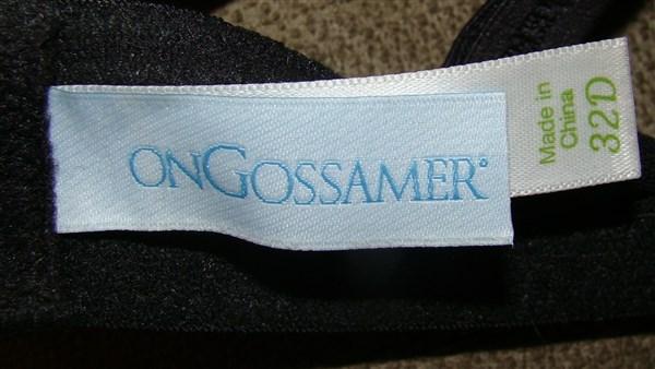 NWT On Gossamer 32DD Mesh Bra Black Contour Mesh T-Shirt Bra 13355 114164