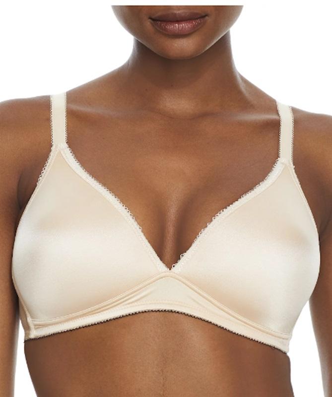 NWT Dominique 30D Nude Wire Free Soft Cup Bra 5400 Beige 114195