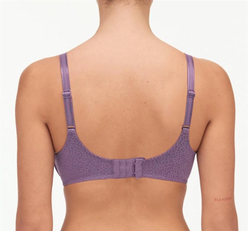 NWT Chantelle C Magnifique Seamless Underwire Bra Purple 34D 1891 114241