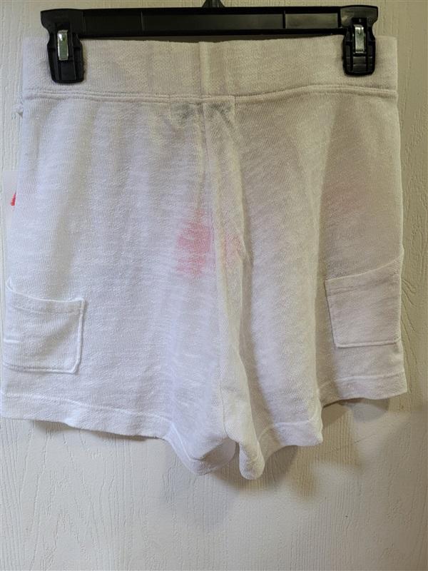 NWT Wildfox M Sinatra Shorts White with Rose 114253