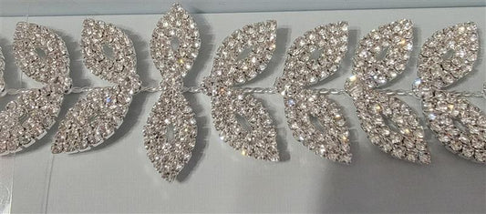 NWT Borrowed & Blue Laurel Leaf Rhinestone Brides Belt 114268