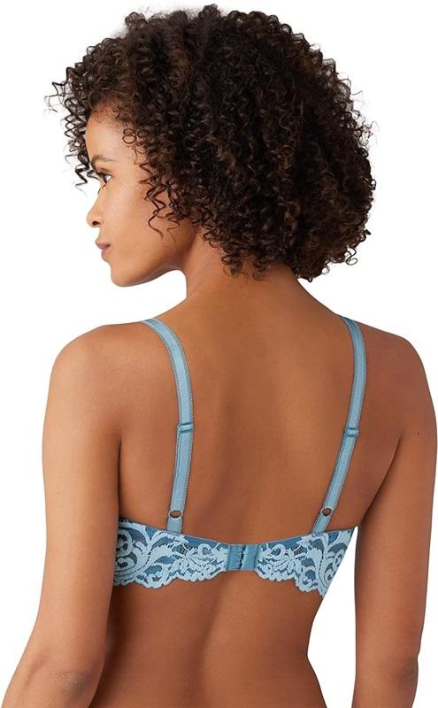 NWT Wacoal 34DDD Instant Icon Contour Bra 853322 blue 114281