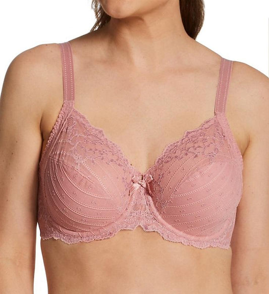 NWT Chantelle 36D Rive Gauche 3 Part Cup Bra 3281 Pink 114316