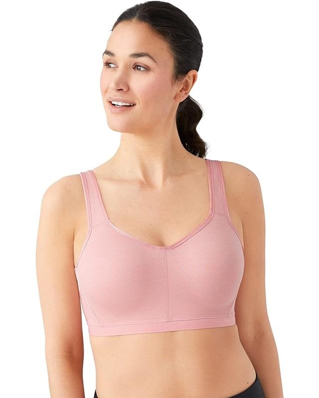 NWt Wacoal 34C High Impact Underwire Sports Bra 855229 Pink 114349