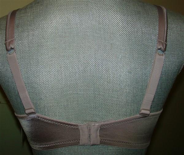 NWPT Playtex 40DD Side Smoothing Embroidered Underwire Bra 4513 Taupe 114359