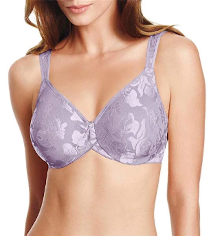 NWT Wacoal 34D Awareness Purple Underwire Bra 85567 Free Shipping 114283