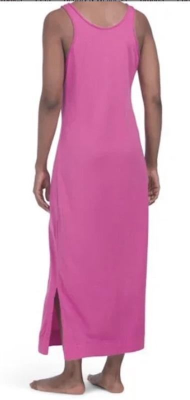 NWOT Michael Stars M Cali Sleeveless Tank Dress Fuchsia Pink 114419