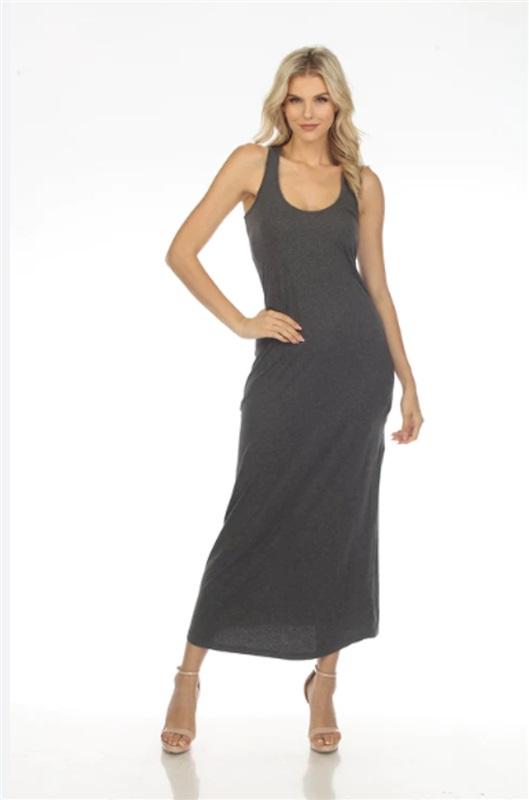 NWT Calme M Gray Throw On Cozy Dress 114445
