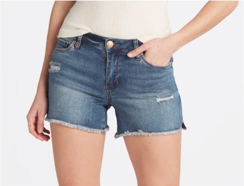NWT sts Blue 24/37 Aubrey Jean Shorts Mid Rise Beckwood 114447