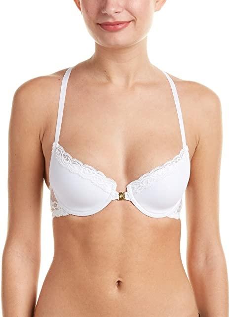 NWT Natori 36DDD Feathers Racerback Bra 735023 White 114473