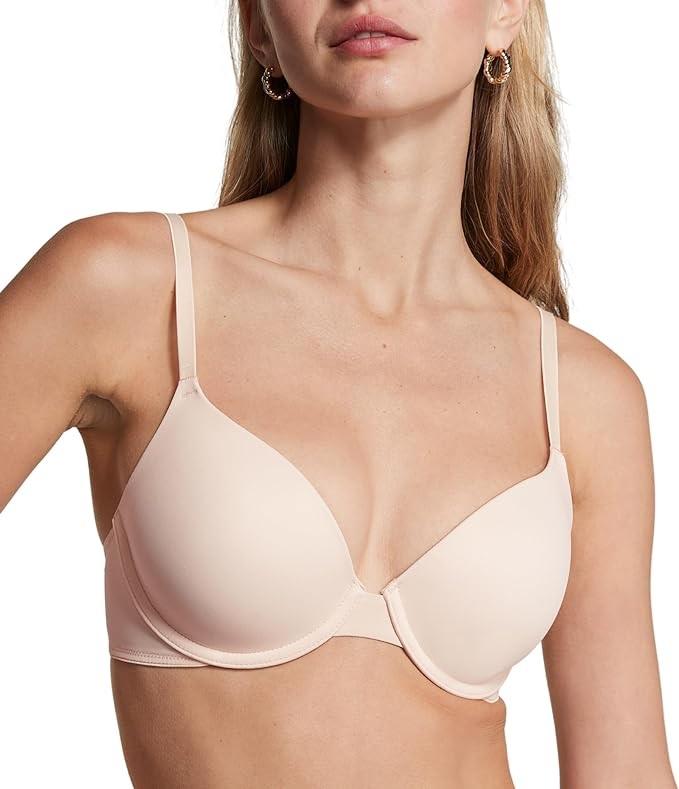 NWT Victoria's Secret 36C Pink T Shirt Wear Everywhere Bra Beige 114512