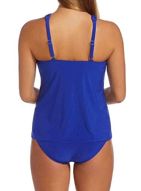 NWT Soma 14 Magicsuit Morgan Tankini Top Blue 114523
