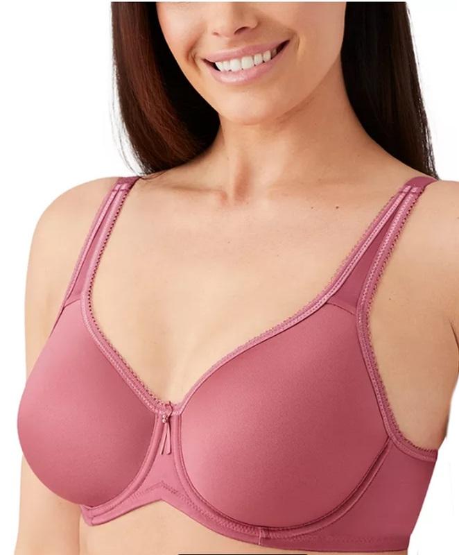 NWT Wacoal 40D Basic Beauty Contour Spacer Bra 853192 Pink 114538