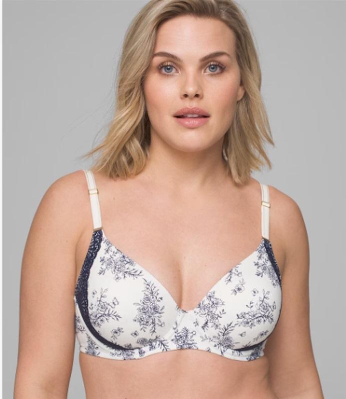 NWOT Soma 40DD Embraceable Signature Lace Perfect Coverage Underwire Bra 114542