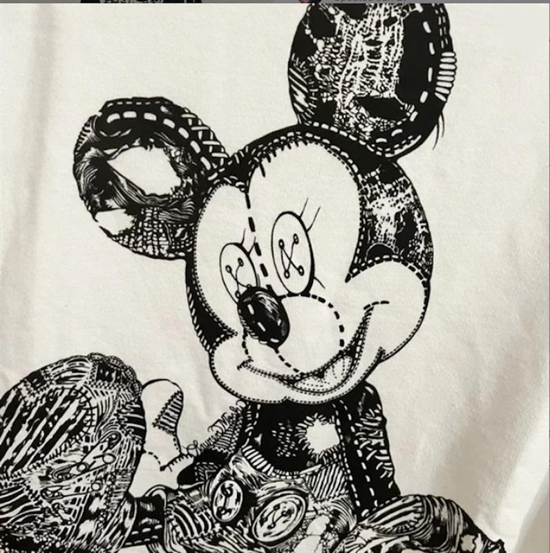 NWOT Lauren Moshi SM Disney Couture Mickey Mouse West Coast Sweatshirt 114595