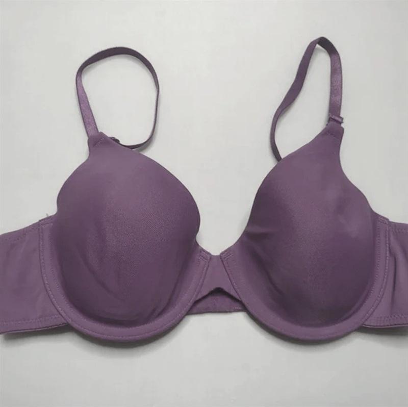 NWOT Maidenform 34B Famous T Shirt Bra 7959 Plum Free Shipping! 114634