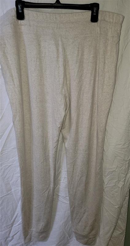 NWT Calvin Klein XL Lounge Jogger Cotton Pants Oatmeal 114775