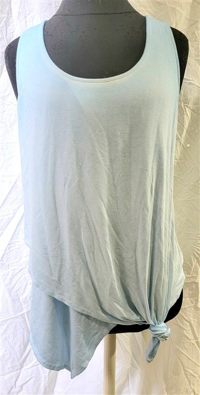 NWOT Karen Kane S Layered Asymmetric Tank Top Ombre Blue 114776