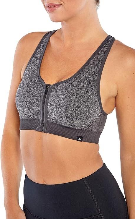 NWT Marika M Savannah High Impact Zip Front Clasp Underwire Sports Bra 114798