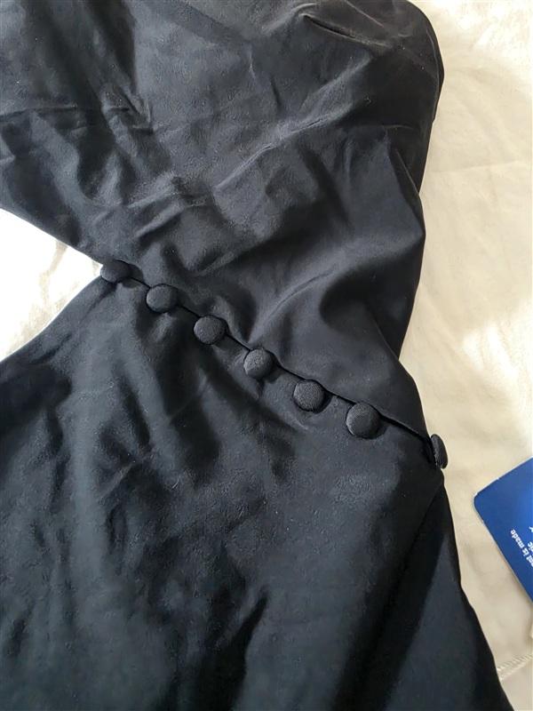 NWT Red Carter M Asymmetric Maillot 1PC Swimsuit Black 114811